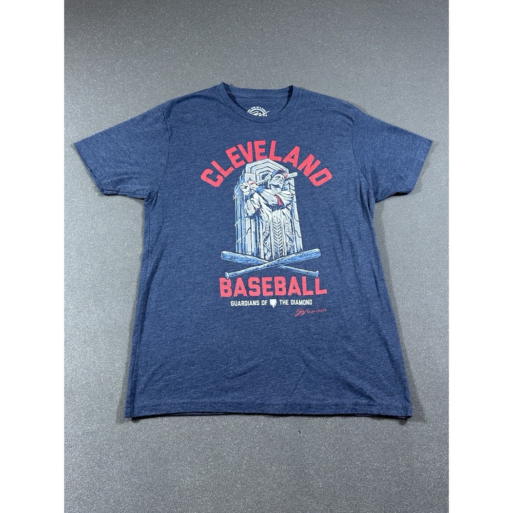 Cleveland Guardians Baseball Blue/Red T Shirt